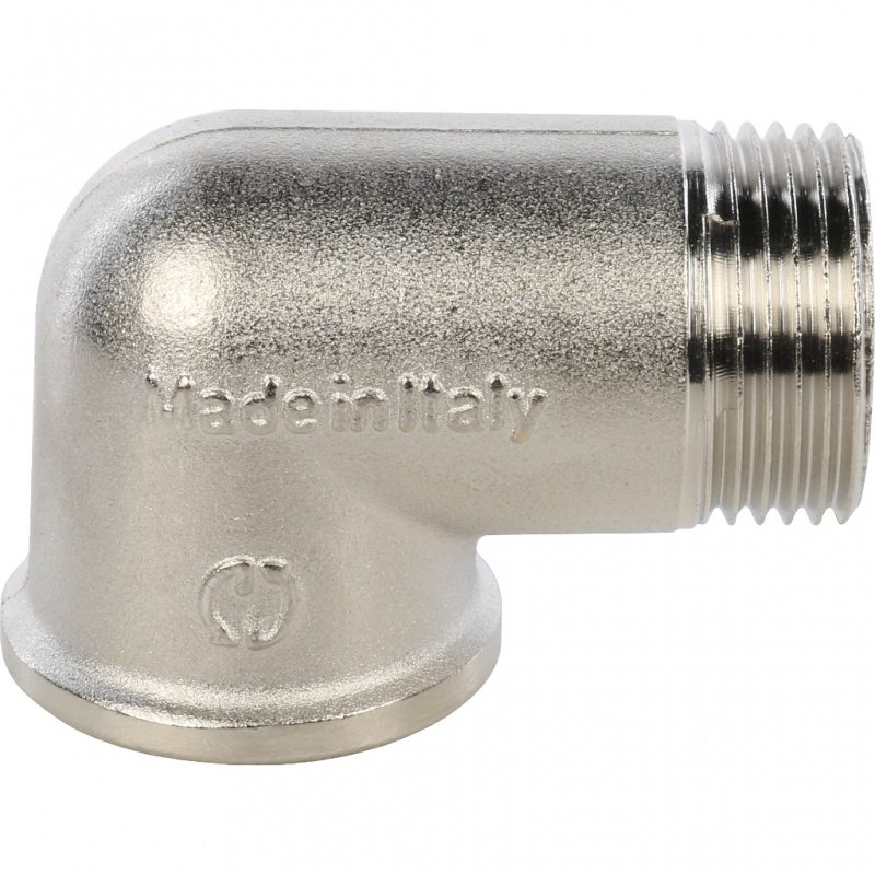 Угол резьбовой ВН 1" никель STOUT