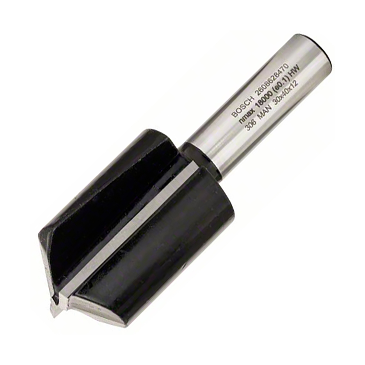 Фреза пазовая прямая "standard for wood" 30 х 40 мм, хвостовик 12 мм (1) "bosch" 2608628470