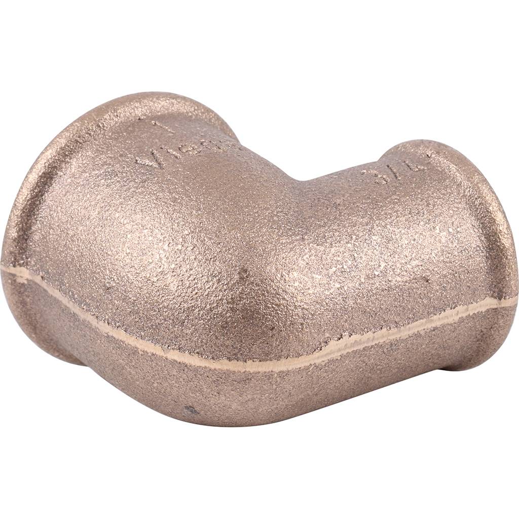Угол резьбовой 90° (ВР) 1" x 3/4" бронза VIEGA (320683)