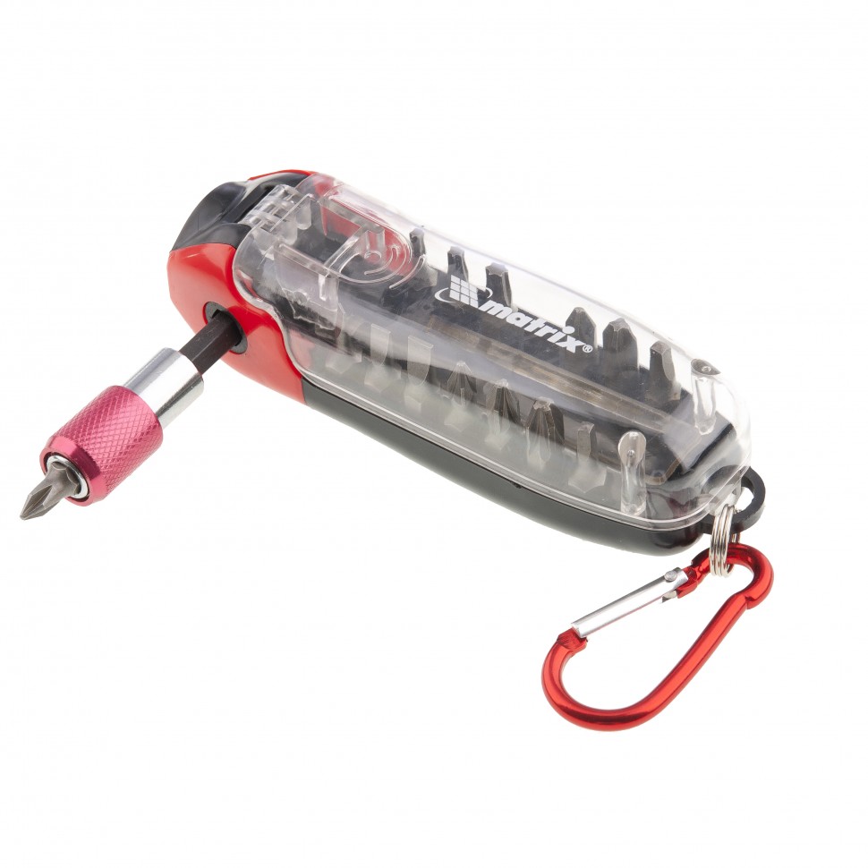 Многофункциональный набор бит, CrV, 18 шт Matrix (11383)