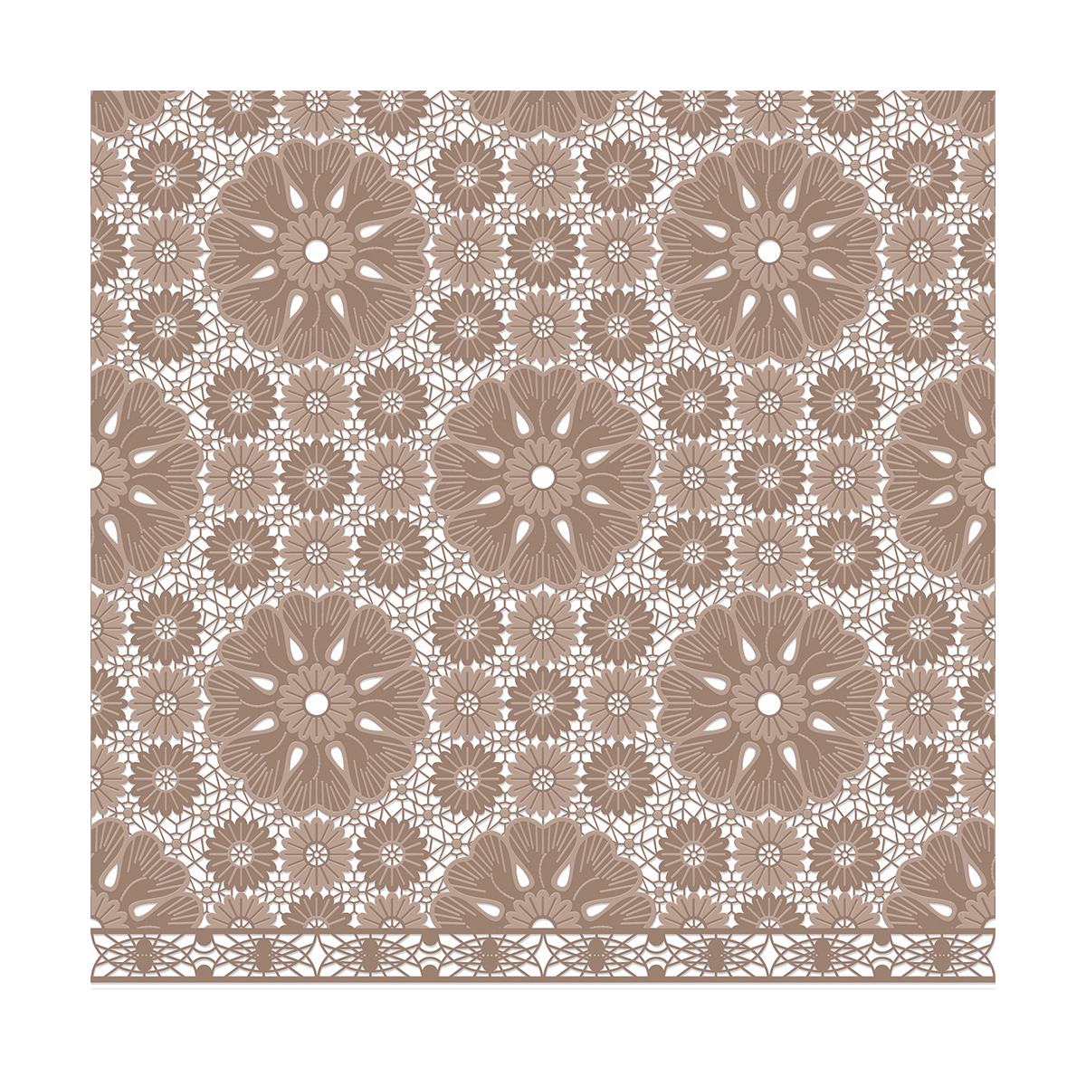 Скатерть пвх "элегия" d=135 см круглая (1/15) 004-beige