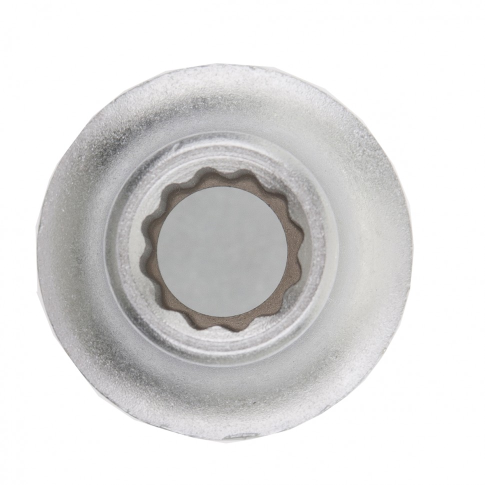 Головка торцевая, 8 мм, двенадцатигранная, CrV, под квадрат 1/2, хромированная Matrix (13676)