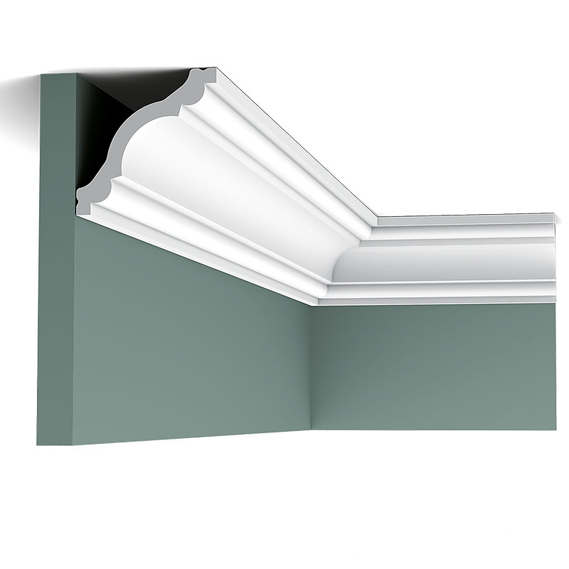 Потолочный плинтус ORAC Duropolymer 2000x80x80/ CX123F карниз гибкий