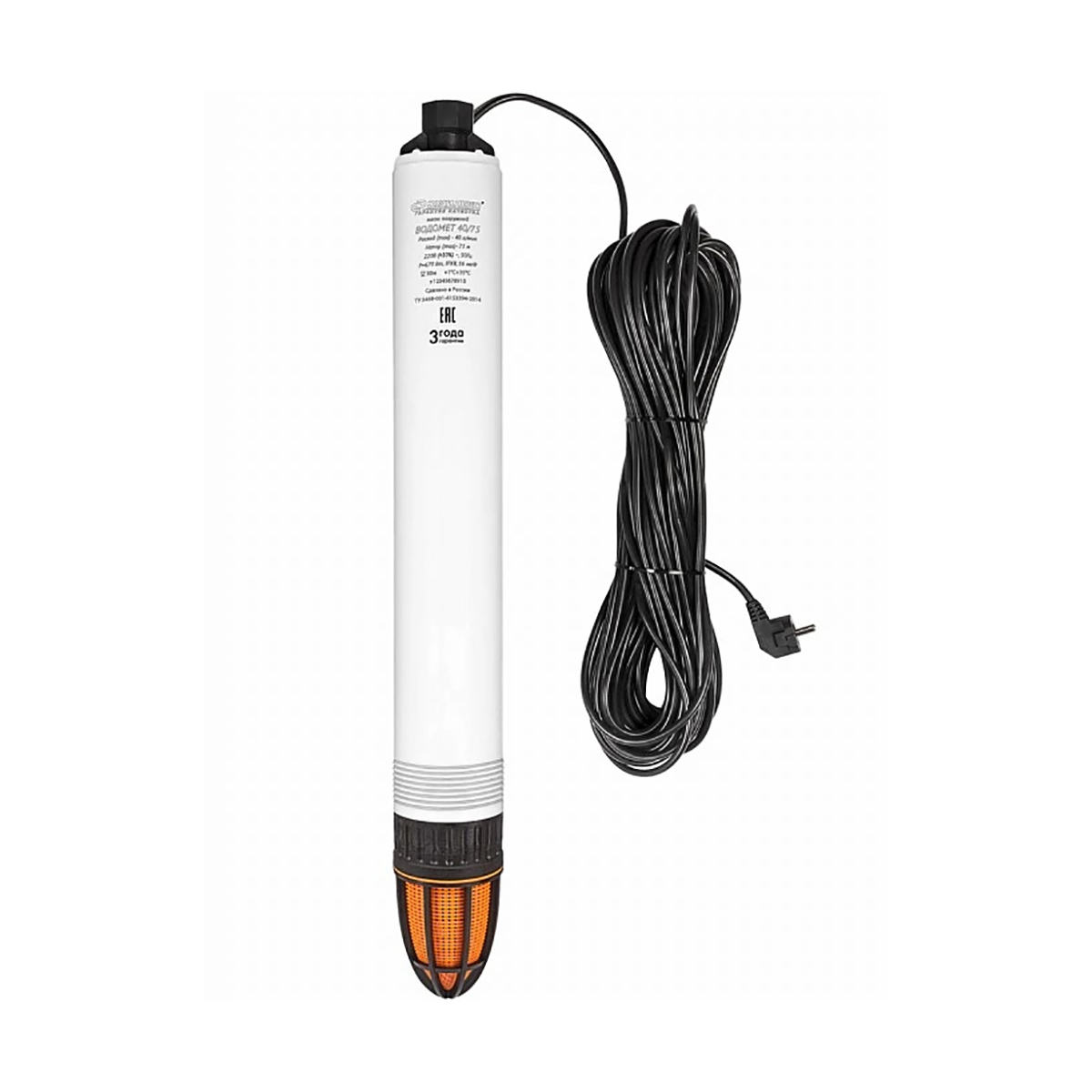 Насос погружной "водомет 40/75" 670 вт (1) "джилекс"