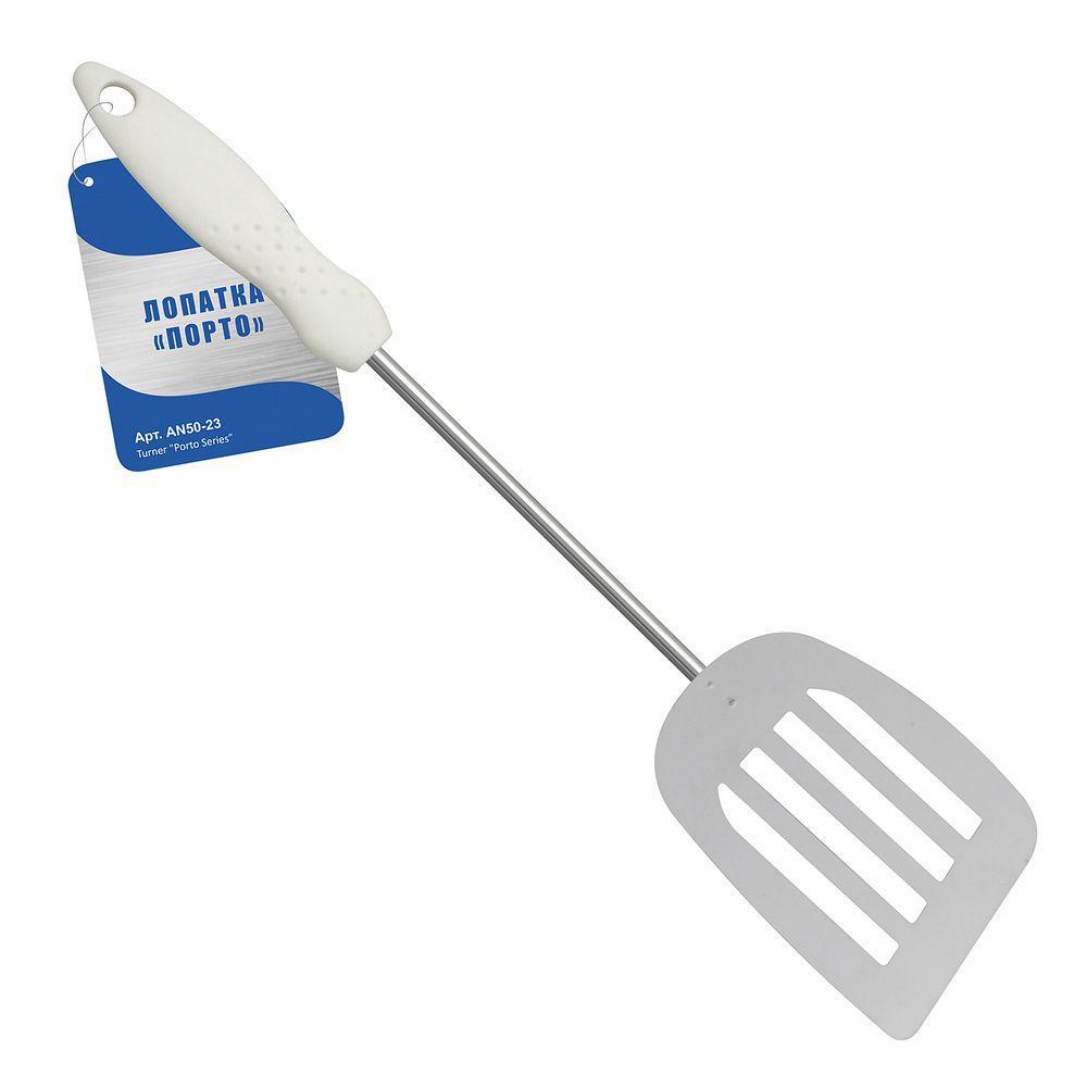 Лопатка кулинарная "порто" хром., ручка пласт. (1/6/144) "мультидом" an50-23
