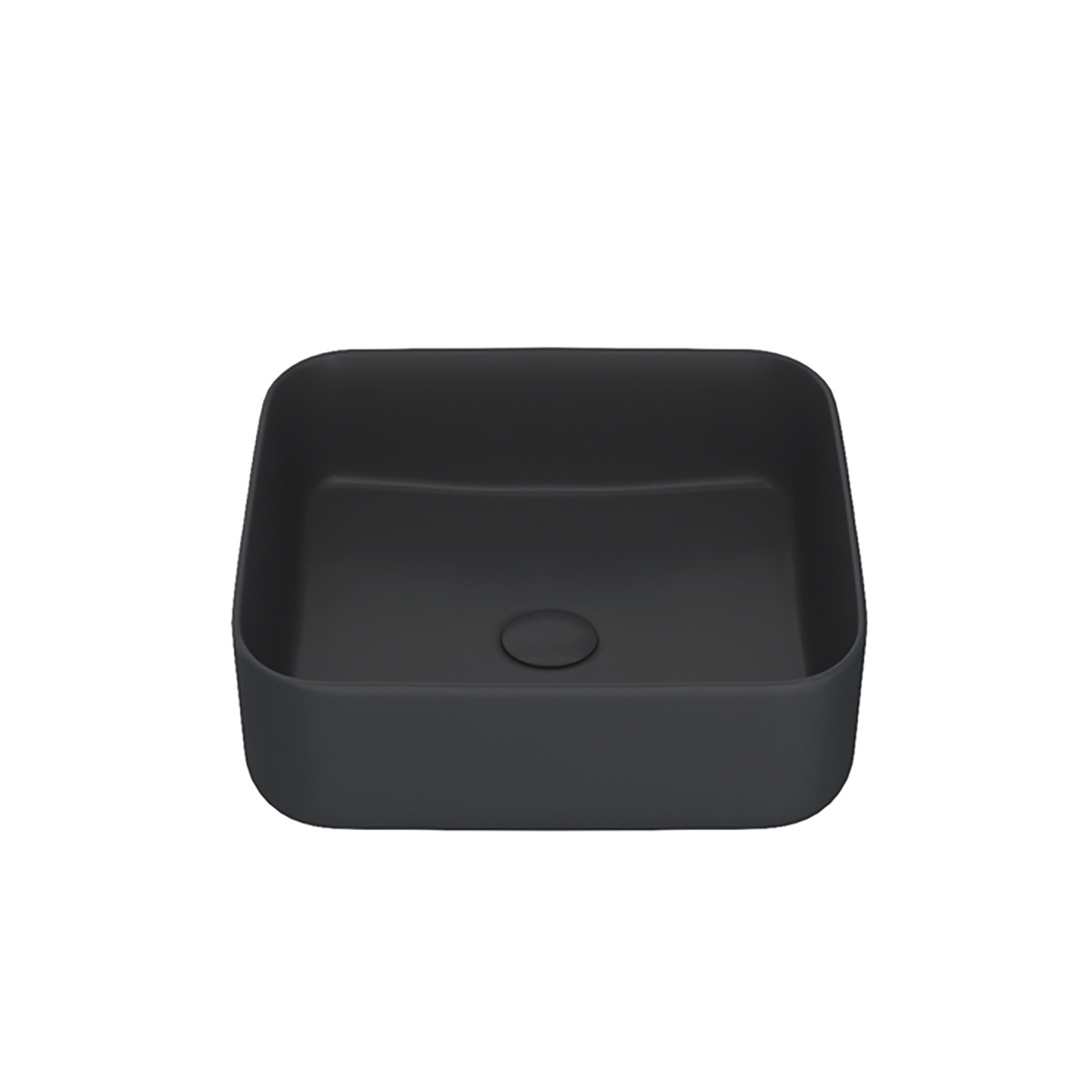 Раковина накладная "bridge" (черный матовый) (1) "iddis" bribm04i27
