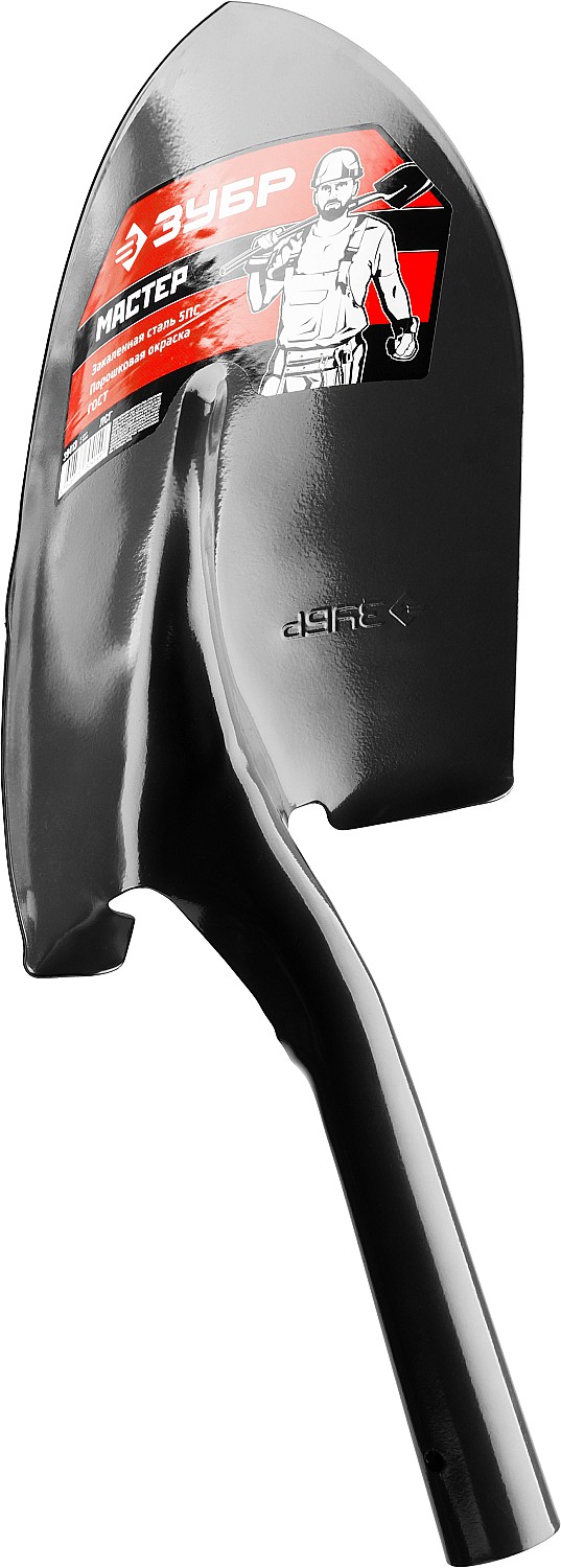 ЗУБР Мастер, 474 х 215 мм, полотно 1.6 мм, закалено, без черенка, тип ЛСГ, штыковая лопата (39413)