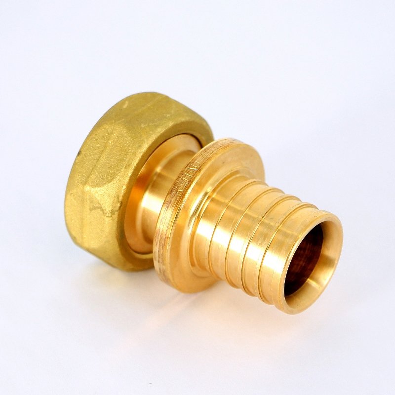 Муфта (американка) надвижная с накидной гайкой ВР 40 х 1"1/2 REHAU RAUTITAN RX бронза