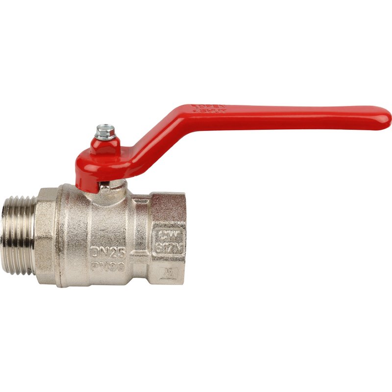 Кран шаровый STOUT ВН 1" стандартный проход, рычаг