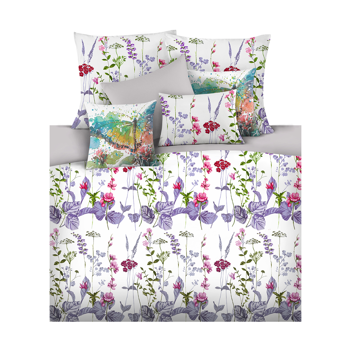 Постельное белье "igna" евро (сатин melissa 120 г/м) (1/4) "mona liza"