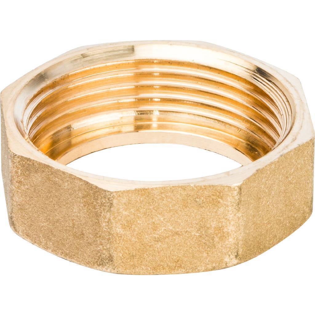 Американка ВН 1" латунь STOUT плоская прокладка