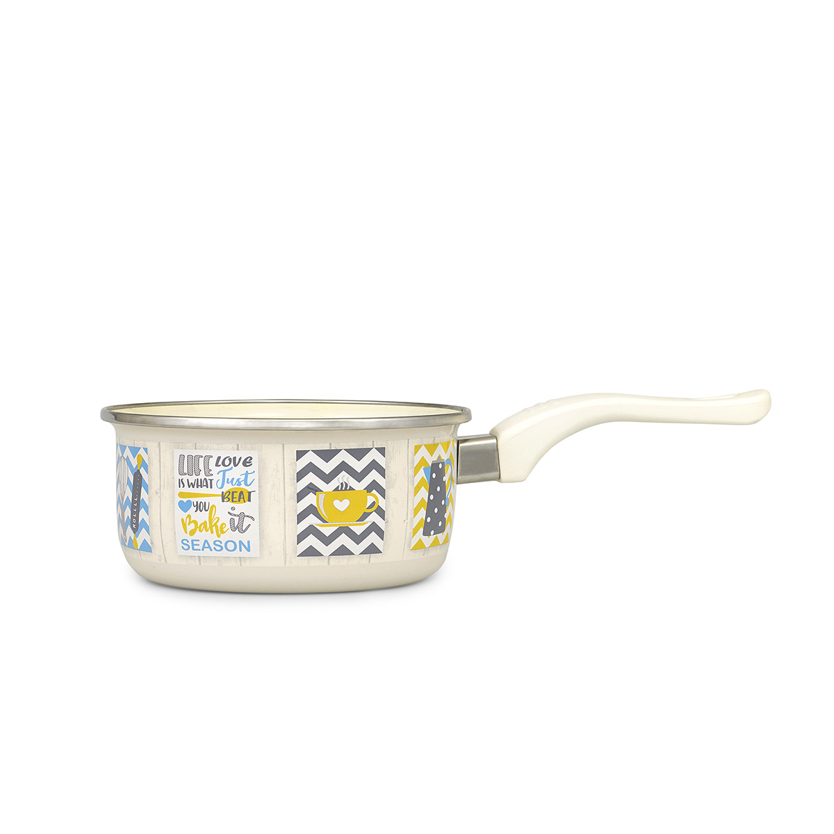 Ковш эмалиров. "кантри" 1,5 л, 16 см (1/6) "metrot"