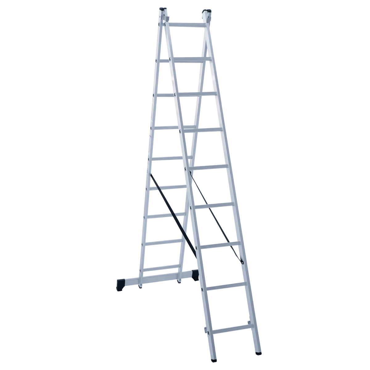 Лестница-стремянка 2 секции по  9 ступеней (1) "новая высота" nv-1220