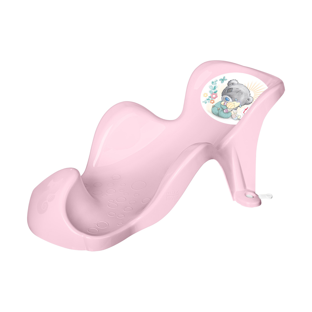 Горка детская для купания с аппликацией "me to you" (розовый) (1/10) "бытпласт"