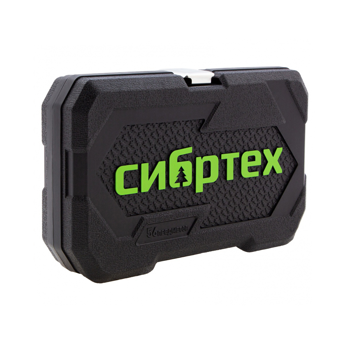 Набор инструментов для автомобиля 1/4", cr-v в кейсе (56 предм.) (1/16) "сибртех"