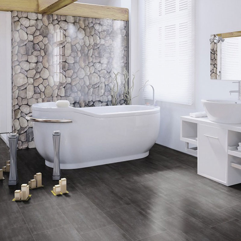 Кварц виниловый ламинат 400 Stone Wineo 400 Stone MLD00138 Hero stone gloomy
