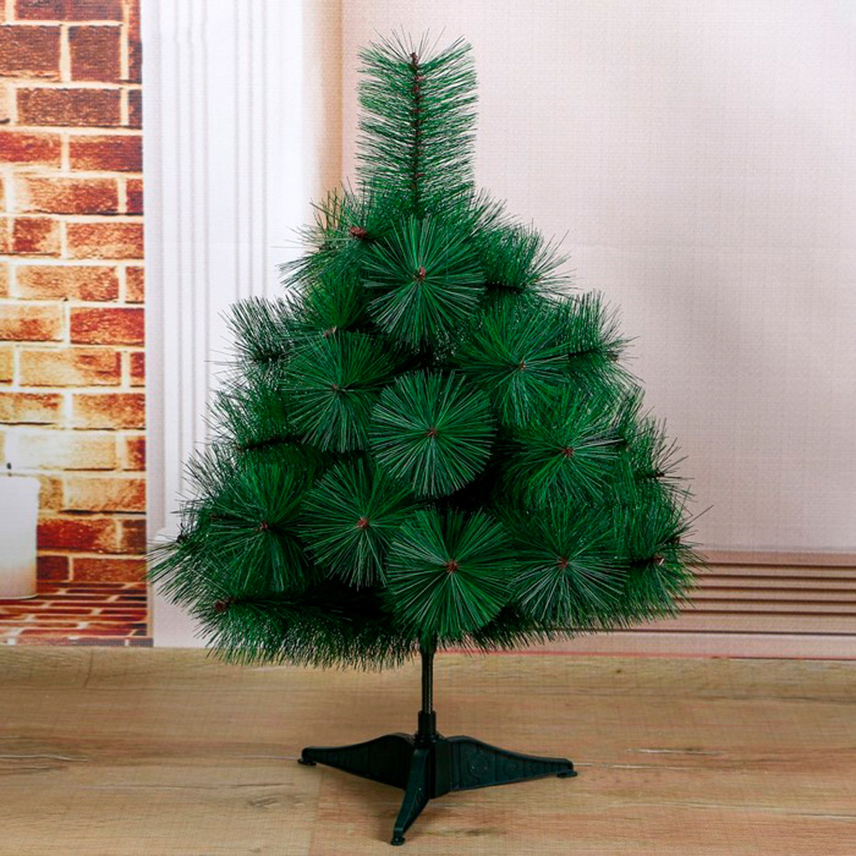 Кедр декор. 60 см, 35 веток (зеленый) "зимнее волшебство" 701335