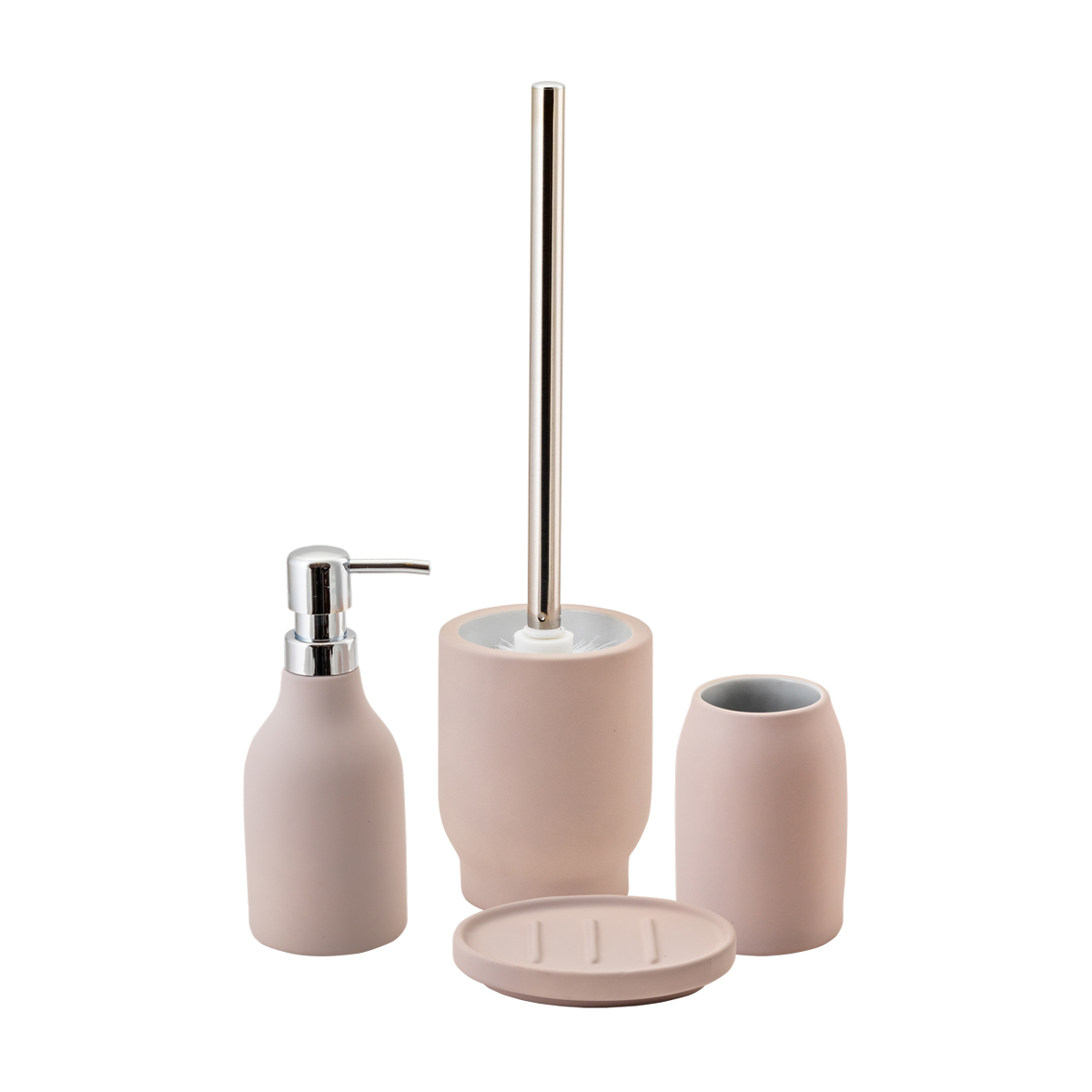 Дозатор для жидкого мыла "unna" керамика/резина (жемчужный) (1/12) "аквадекор" atc-1204prl-01