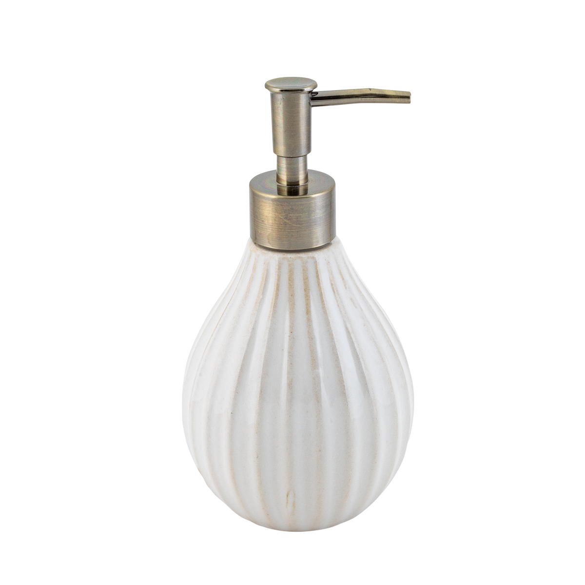 Дозатор для жидкого мыла "lotta" керамика (бежевый) (1/12) "swensa" swtk-8053-a