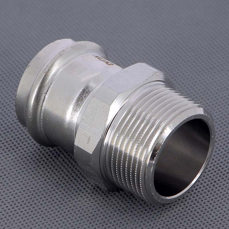 Муфта пресс-Н 35х1"1/4 нержавеющая сталь Sanpress Inox VIEGA