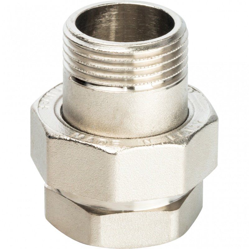 Американка ВН 1" никель STOUT плоская прокладка