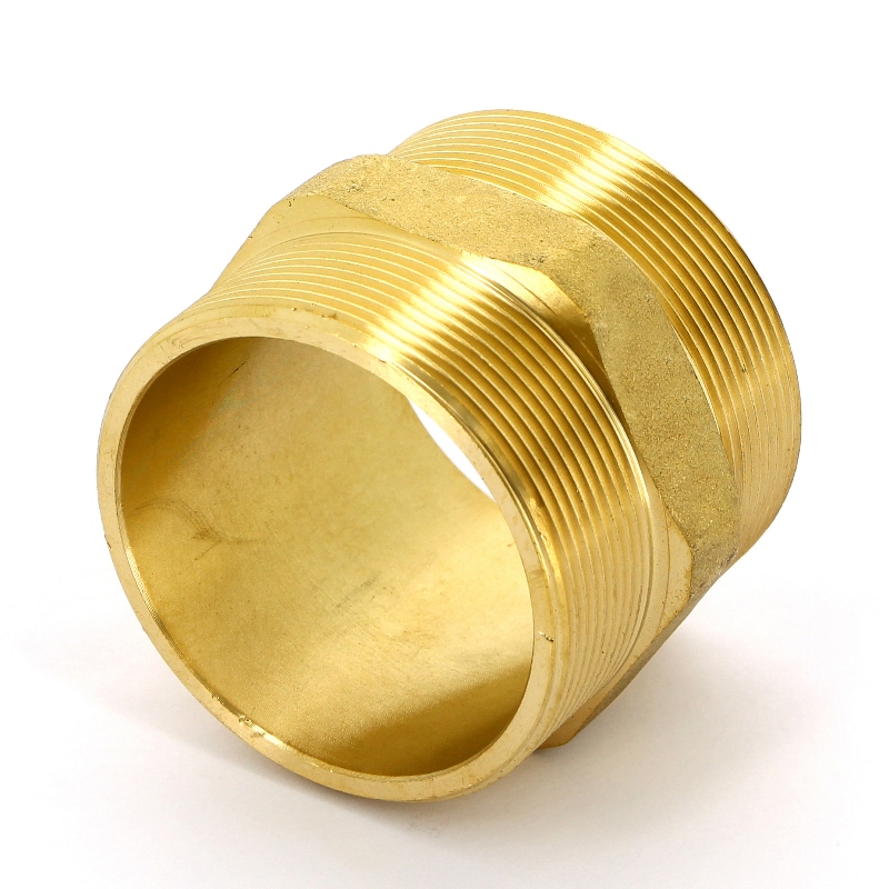 Ниппель резьбовой 2"1/2 (НР) латунь UNI-FITT