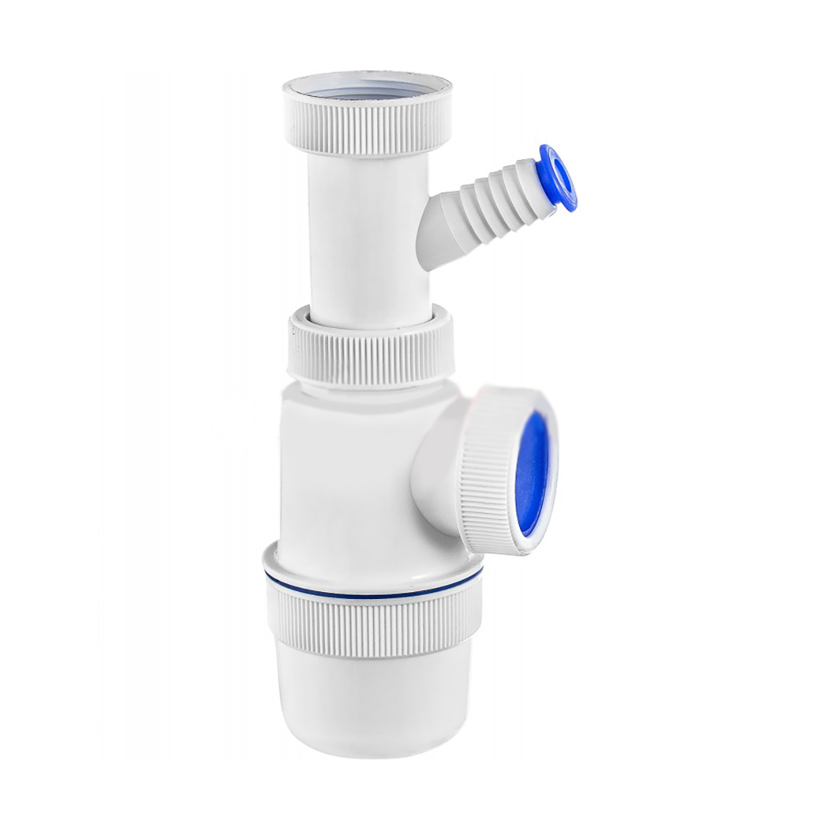 Сифон "элит" без выпуска 1 1/2" х 40 мм с отводом (1/60) "вирпласт"