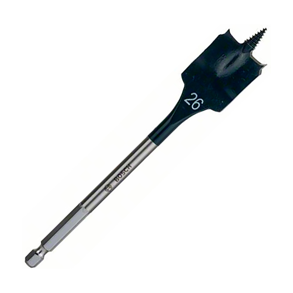 Сверло перовое по дереву "self cut speed" 26 х 152 мм, хвостовик 1/4" (1) "bosch"  2608595495
