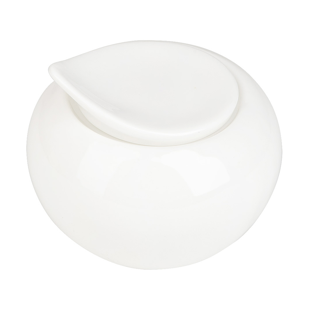 Сахарница "маршмеллоу" 9*9*7,7 см, 380 мл, фарфор (2/24) "nouvelle home" 0530259