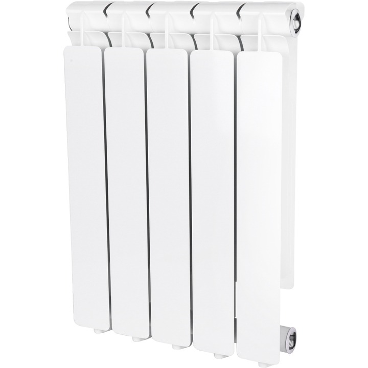 Радиатор STOUT Bravo 500 мм 5 секций, алюминий (боковое подключение)