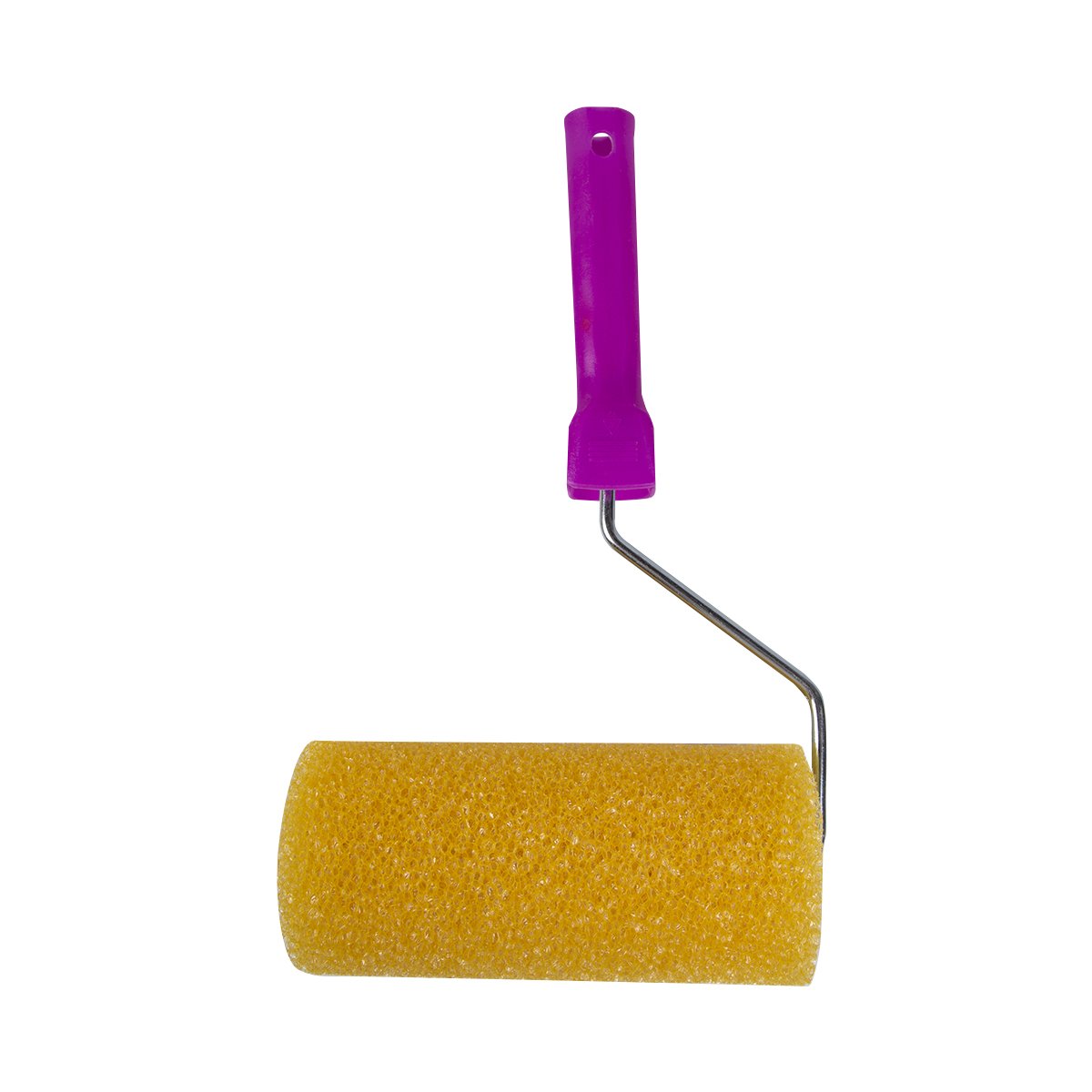 Валик структурный поролон. "грубый"  d80/180 мм бюгель 6 мм (в сборе) (1/50)  "krafor" 088-0180