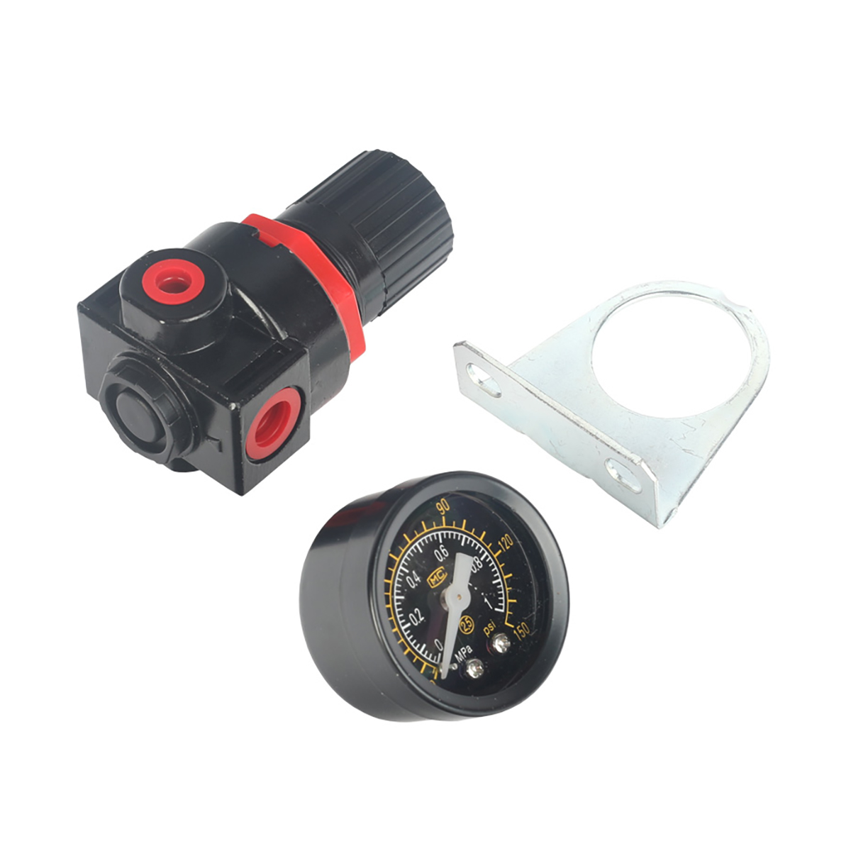 Регулятор давления для компрессора r200 с манометром (1) "patriot" 830902015