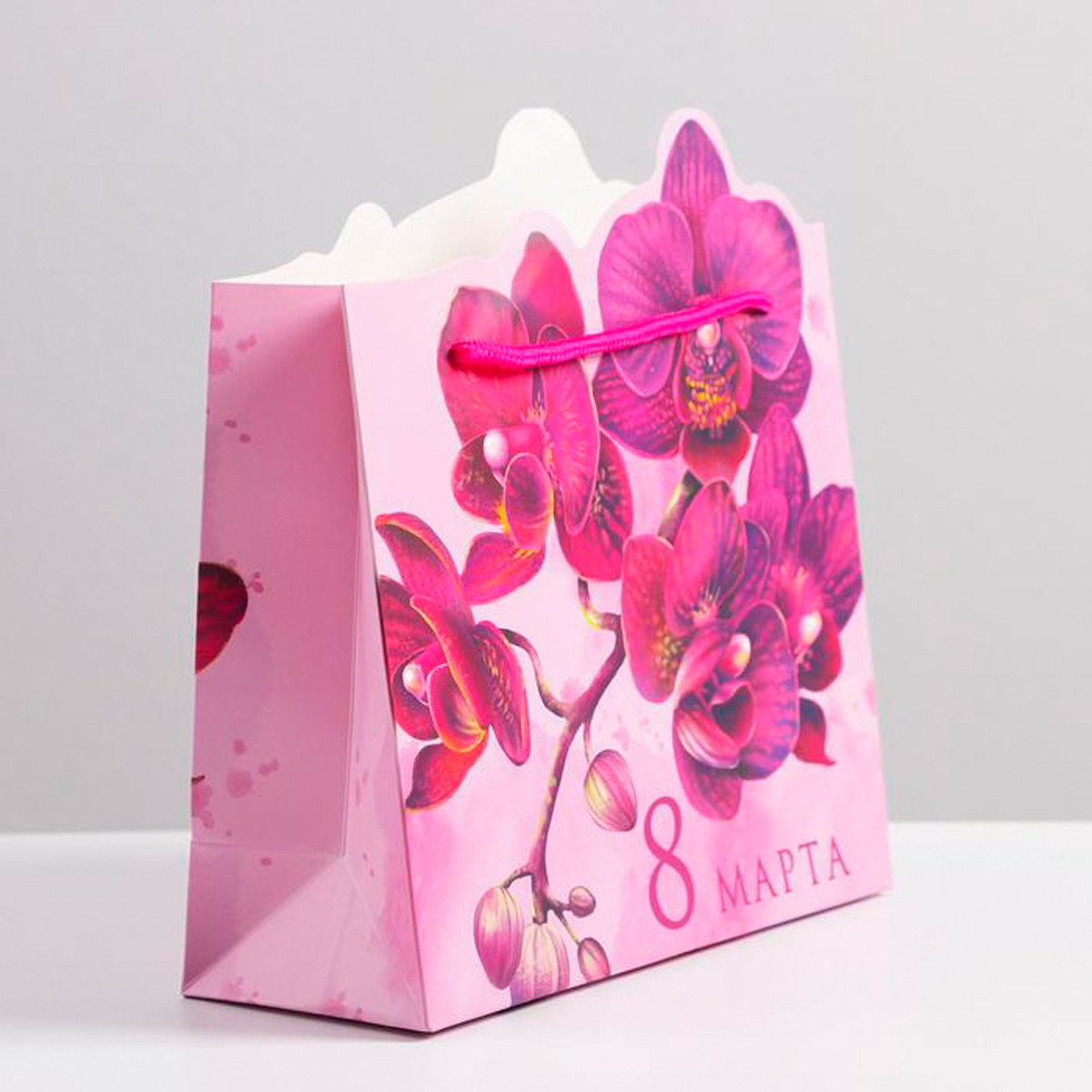 Пакет подарочный "люби" 25*26*10 см (1/300) "дарите счастье" 7039855