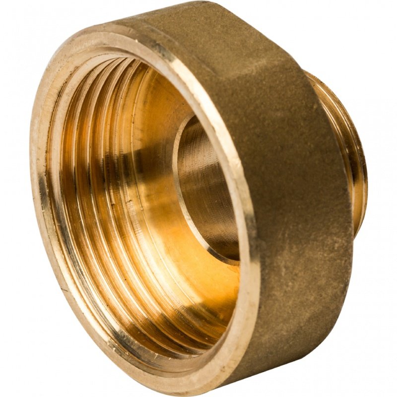 Переходник редукционный ВН 1" x 1/2" латунь STOUT