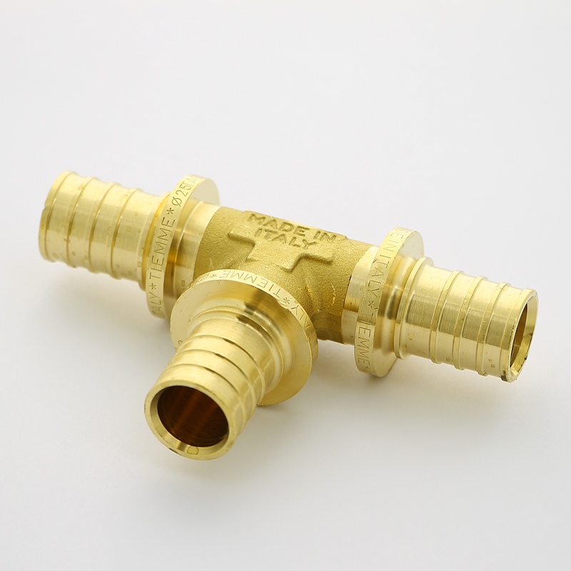 Тройник 25 мм аксиальный для труб из сшитого полиэтилена UNI-FITT