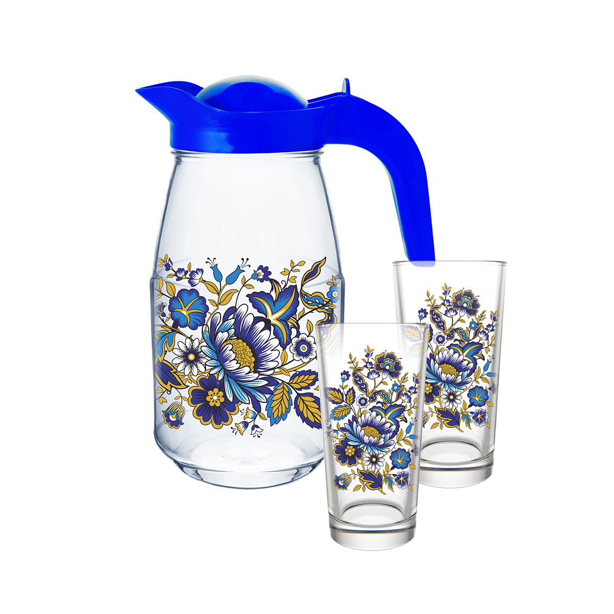 Набор для воды с кувшином "милори" (3 предмета) (1/4) "декостек"