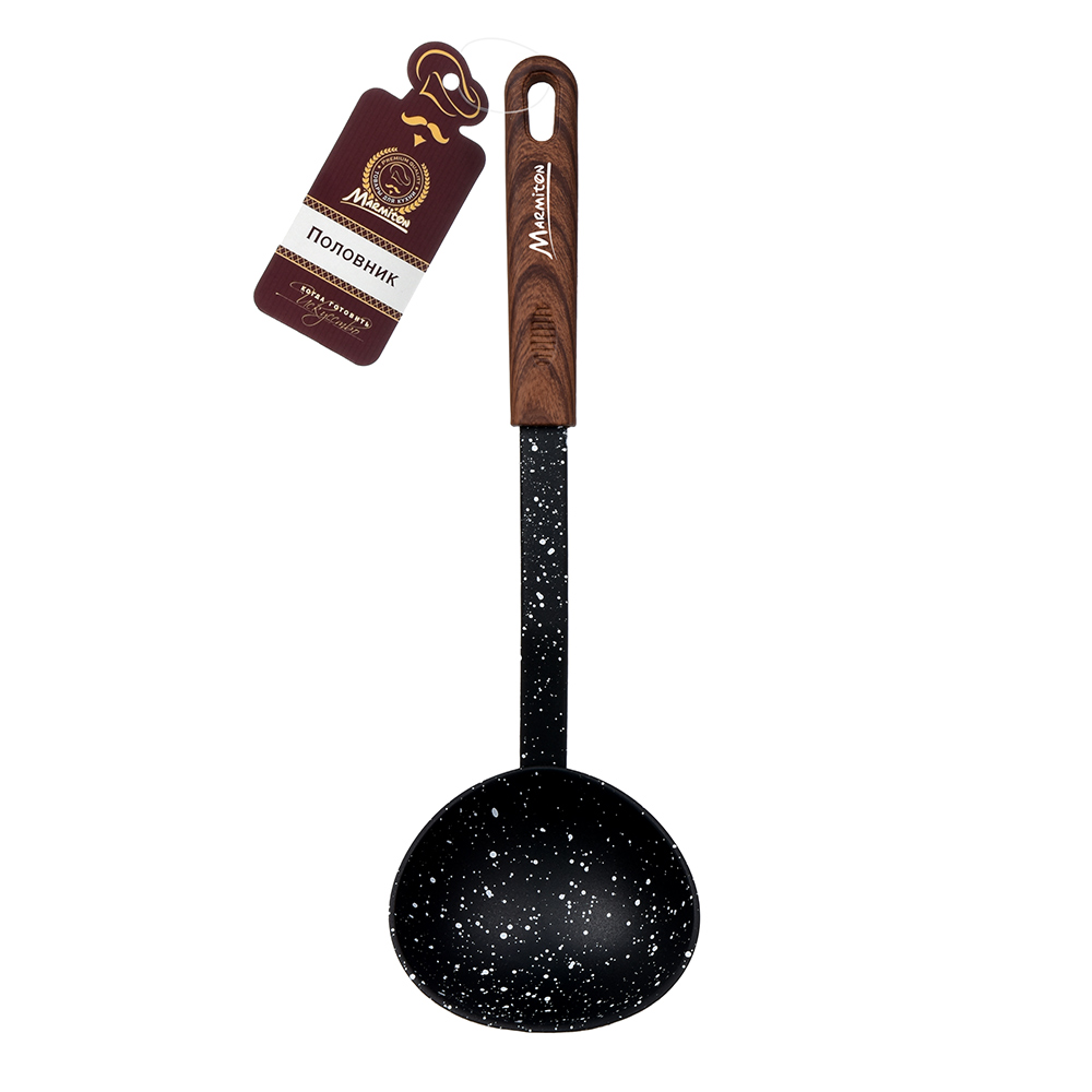 Половник 31 см нейлон, ручка прорезин. (1/12) "marmiton" 17217