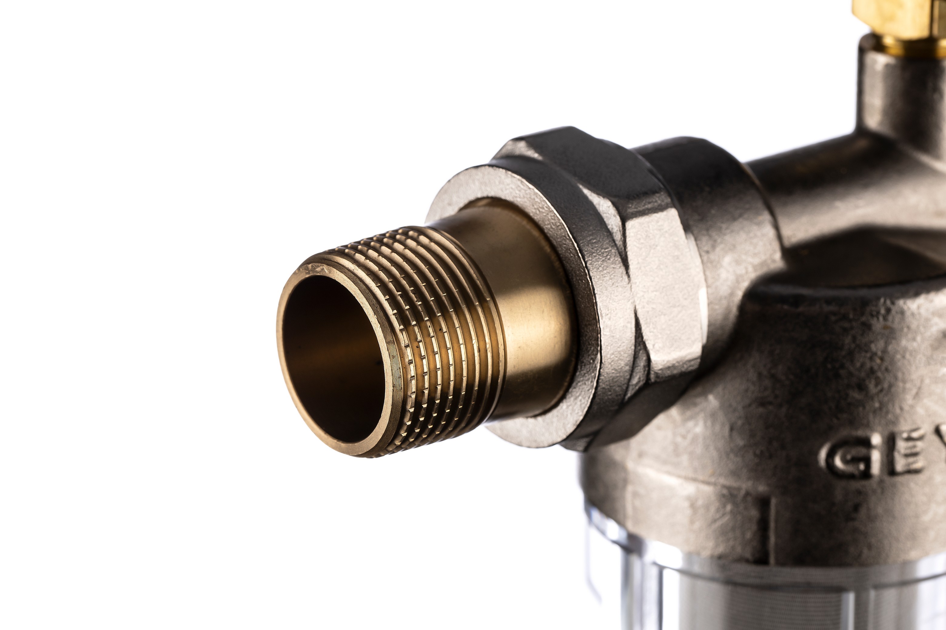 Фильтр магистральный промывной Гейзер Бастион 112 3/4" для ХВС с манометром