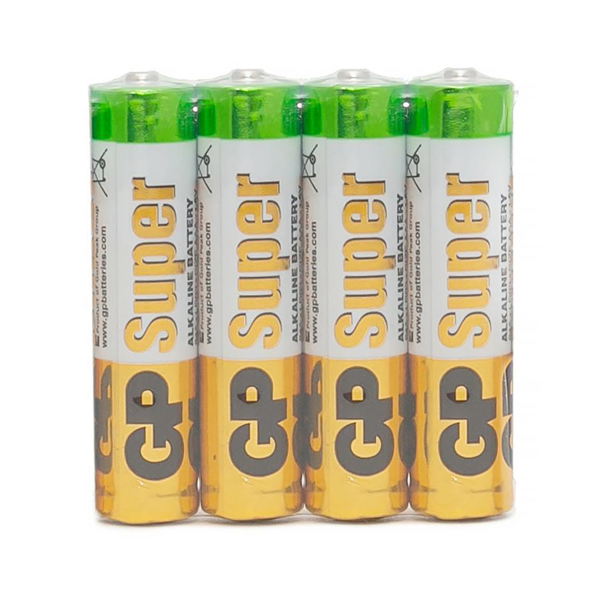 Батарейка gp super 24ars-2sb4  тип ааа (4 шт. в слюде) (1/48)