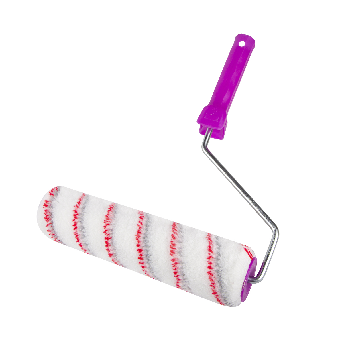 Валик полиакрил универсал.  d48/250 мм (ворс 12 мм) бюгель 8 мм (в сборе) (1/36)  "krafor" 014-0250