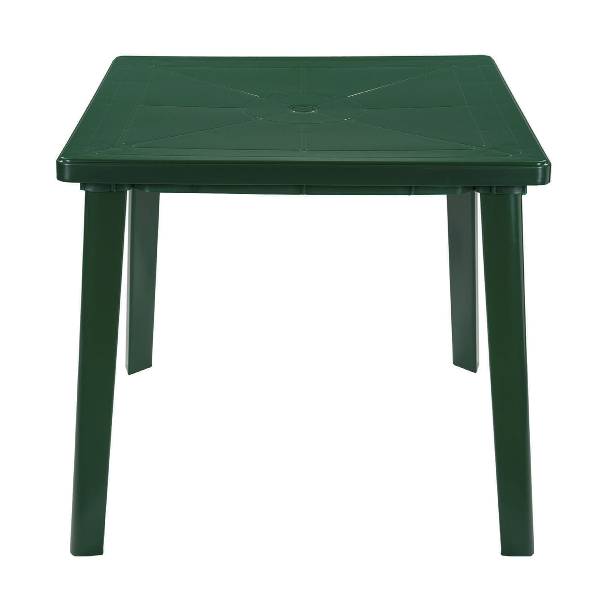 Стол пласт. квадрат. 80*80*71 см (темно-зеленый) (1) "стандарт пластик"