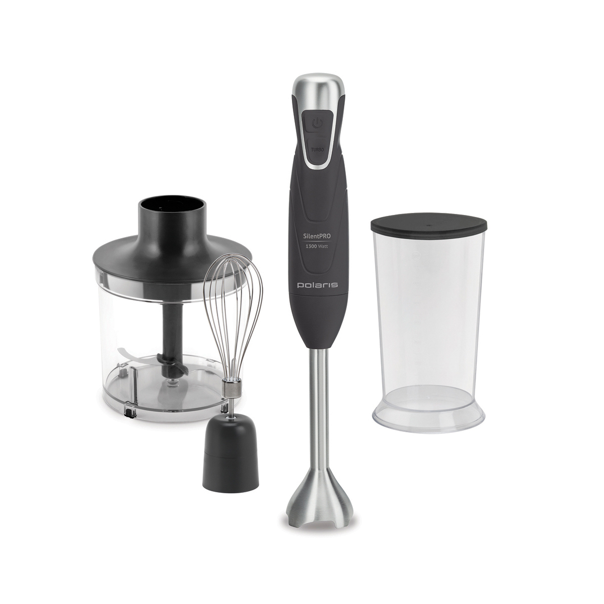 Блендер погружной phb 1384 "silent", 1300 вт, 2 скорости (1/6) "polaris"