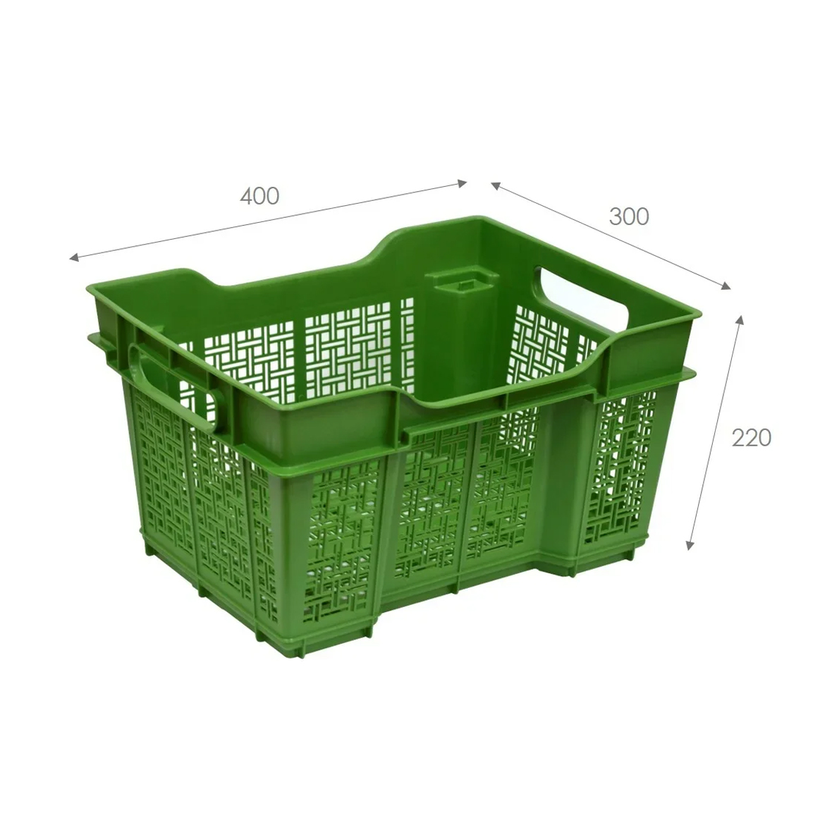 Ящик универсальный 400*300*220 мм  16 л (лавровый) (1/12) "виолет"