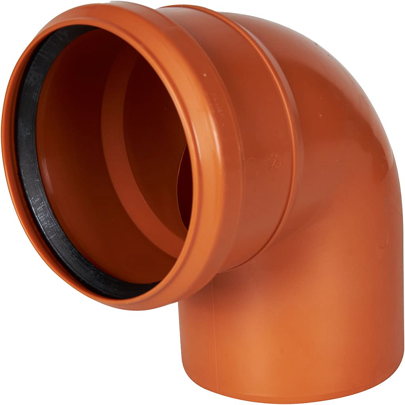 Отвод 87° для нар.канализации d=110 мм SINIKON УНИВЕРСАЛ
