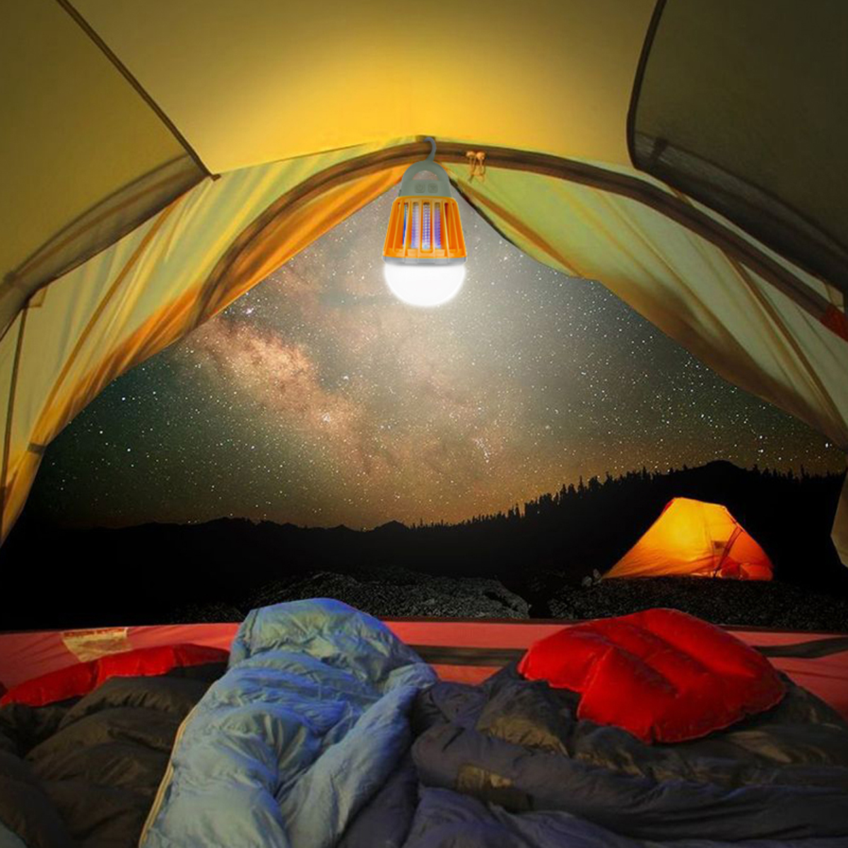 Фонарь кемпинговый антимоскитный r20 usb (1/40) "rexant" 71-0076