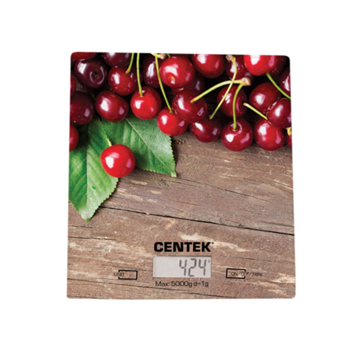 Весы кухонные электронные ct-2462 вишня до 5 кг (1/12) "centek"