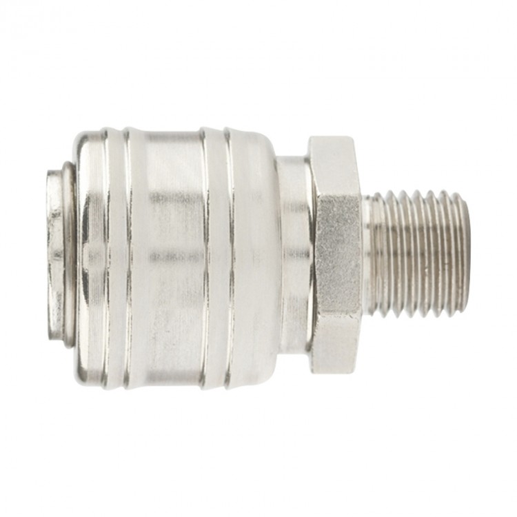 Муфта универсальная быстросъемная ("мама"), внешняя резьба 1/2, 1 шт, Stels (57065)