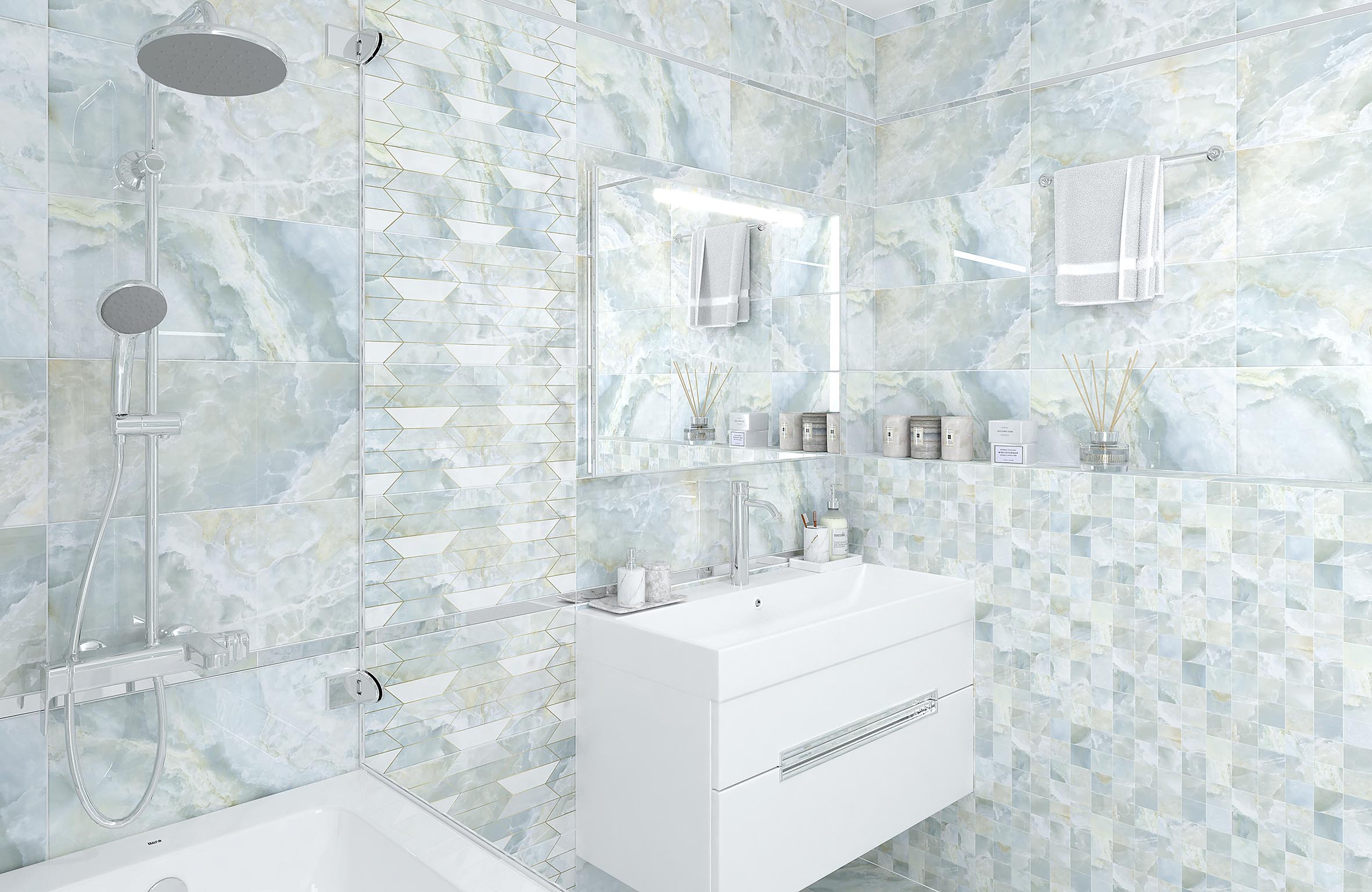 Sky голубой 25x50