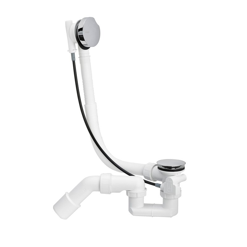 Слив-перелив Viega Simplex для ванн, полуавтомат, подключение 50 мм, арт. 595678