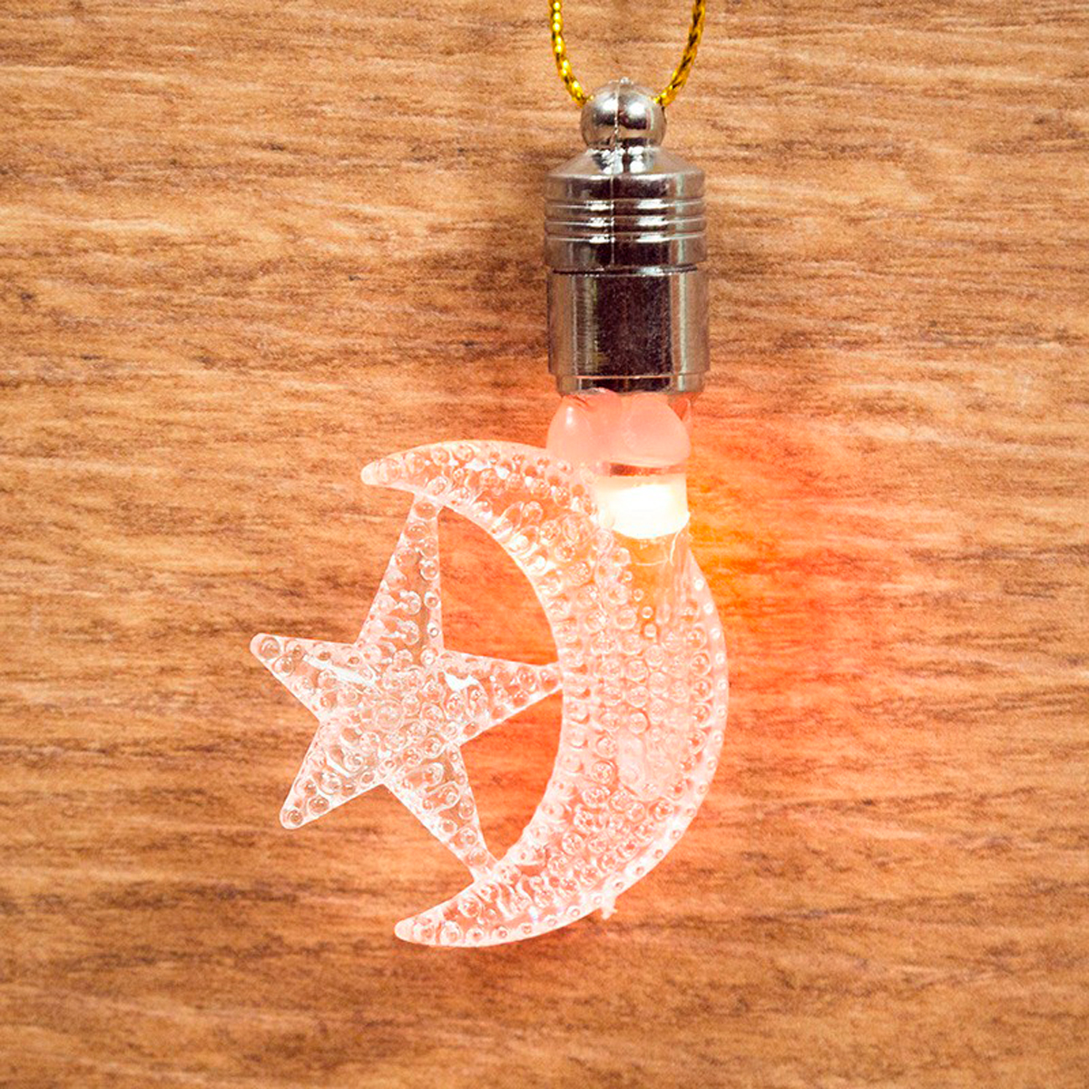 Фигурка светодиод. "месяц" 8*5,5 см, разноцв. (1/960) "neon-night" 501-092